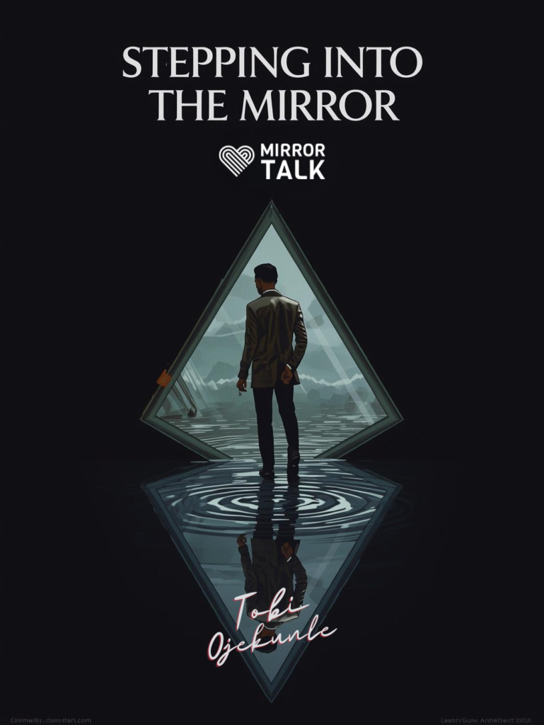 stepping into the mirror front cover